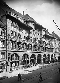Zeitung: Sueddeutscher Verlag: Buildings Sendlingerstrasse and Fa