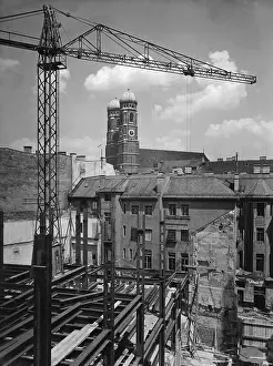 Strasse: Sueddeutscher Verlag: Construction work, 1926 - 28