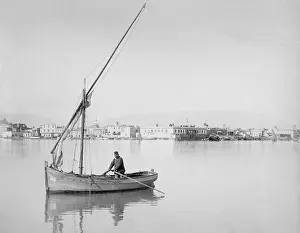 Rolled: Suez harbor, 1895