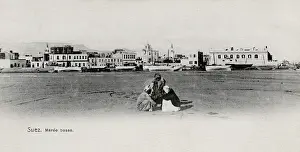 Suez: Suez at low tide, Egypt