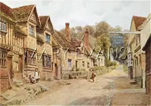 Kersey: SUFFOLK VILLAGE STREET
