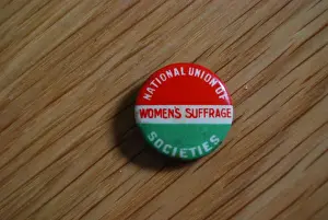 Celluloid: Suffrage Badge N.U.W.S.S