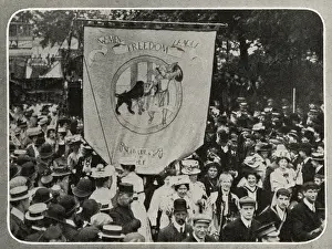 Nuwss: Suffrage Demonstration Women's Freedom League 1908