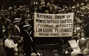 Nuwss: Suffrage Pilgrimage N.U.W.S.S 1913