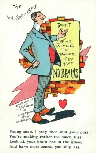 Brains: Suffragette The Anti-Suffragist
