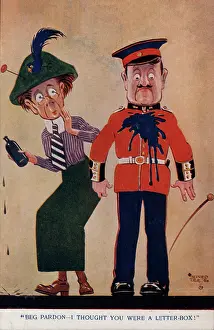 Mistakes: Suffragette Attacks Soldier, Not Letter Box