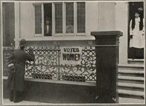 Birrell: Suffragette Augustine Birrell's Doorstep
