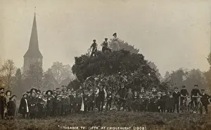 Chislehurst: Suffragette on Bonfire Chislehurst 1908