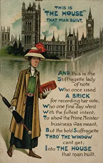 Thro: Suffragette with Brick