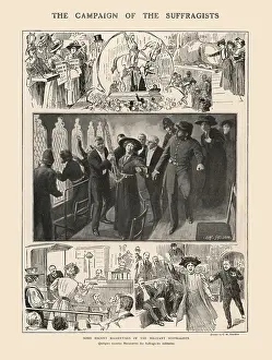 Chaining: Suffragette Campaign Muriel Matters Pankhurst