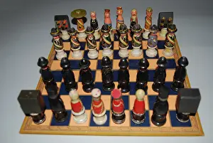 Figural: Suffragette Chess Set