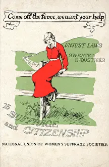 Unjust: Suffragette Come off the Fence N.U.W.S.S
