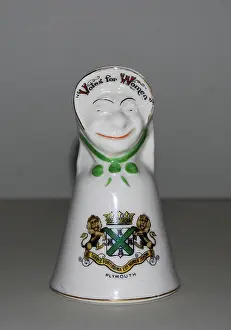 Arcadian: Suffragette Crested China Bell