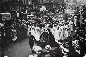 Suffragette Demonstration Rally Hyde Park