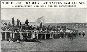 Suffragette Emily Davison Epsom Derby