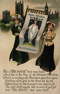 Housman: Suffragette, The House That Man Built Banner