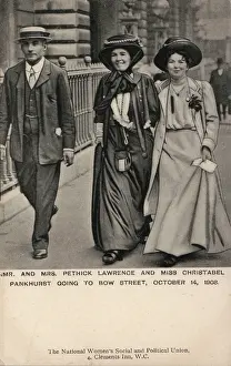 Pethick: Suffragette Mr & Mrs. Pethick-Lawrence 1908