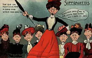 Retorts: Suffragette Old Man Paid to the Cause