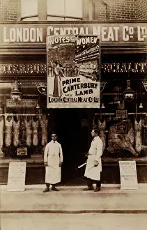 Longingly: Suffragette Publicity Advertising Meat
