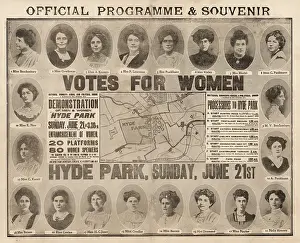 Suffragette Rally Women's Sunday Programme 1908