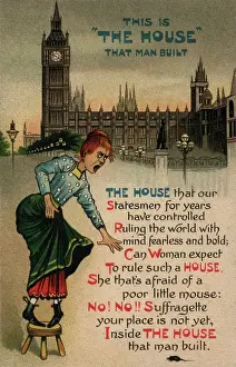 Shrieking: Suffragette Scared by Mouse