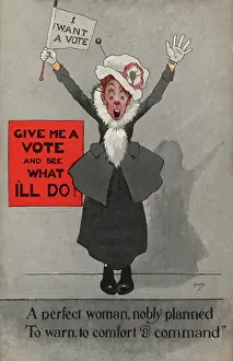 Boldly: Suffragette Shouts Give me a Vote