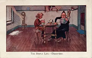 Ibbetson: Suffragette, Simple Life - Dinner-Time
