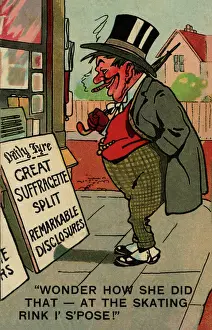 Disclosures: Suffragette, Split Red Faced Man