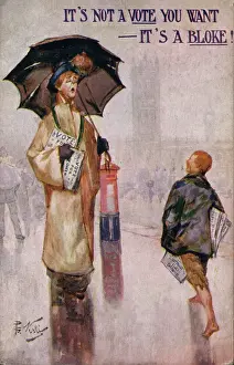 Spinsters: Suffragette, Not a Vote - a Bloke