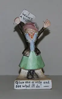 Schafer: Suffragette Give Me a Vote Ceramic
