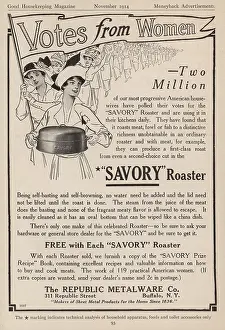 Savory: Suffragette Votes for Women Advertising