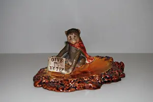 Incised: Suffragette Votes for Women Monkey Dish