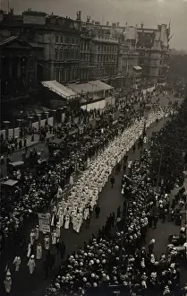 Pethick: Suffragette Women's Coronation Procession June 17, 1911
