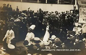 Suffragette Women's Coronation Procession June 17, 1911