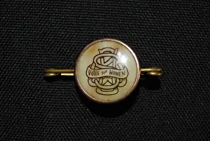 Twined: Suffragette W.S.P.U Badge