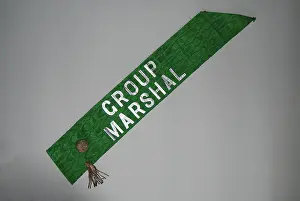 Watered: Suffragette W.S.P.U Group Marshall Sash