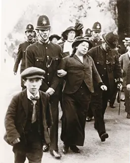 SUFFRAGETTES ARRESTED