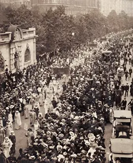 Wspu: Suffragettes Coronation Procession, London