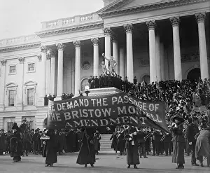 Lcgr1802: Suffragettes demonstrate for passage of the