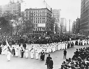 Picketing: Suffragettes Marching