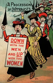 Suffragettes, Procession of Suffragists