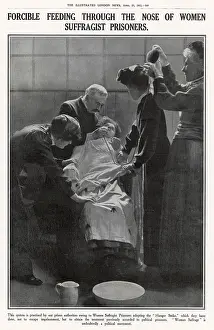 Forcible: Suffragist Prisoners being Force Feed 1912