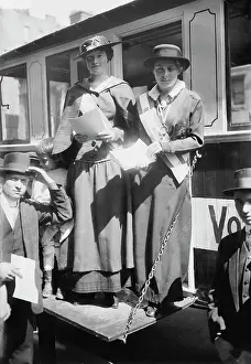 Promoting: Suffragists Dolly Kimbrough and Mildred Taylor