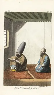 Sistrum: Two Sufi Dervish devotees at prayer