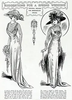 Bridesmaids: Suggestions for a spring wedding 1909