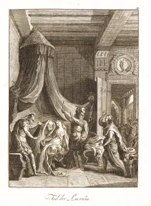 Heathen: Suicide of Lucretia after her rape by Sextus Tarquinius
