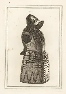 Arquebus: Suit of black morion or arquebus armour