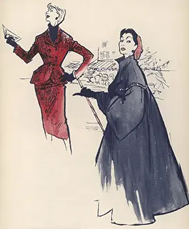 Fifties Style: A suit and a coat for August, 1954