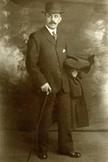 Smartly: Suited gentleman