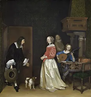 Borch: The Suitor's Visit